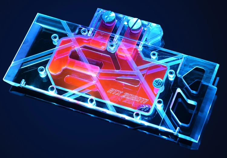 Syscooling water cooling GPU block full cover RTX 2080/2080Ti GPU water block