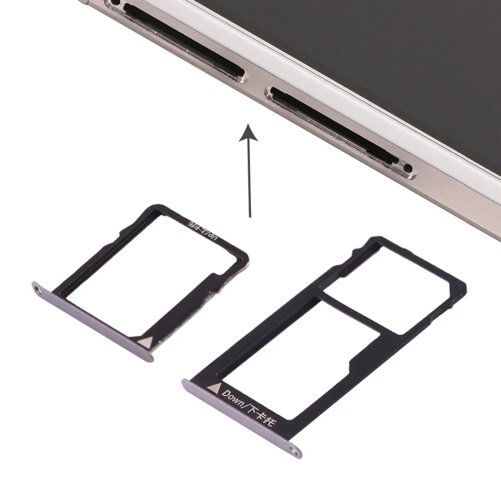 Запасная часть sim карты для Huawei Honor 5X/GR5 Micro SIM лоток + нано и микро карт SD слот