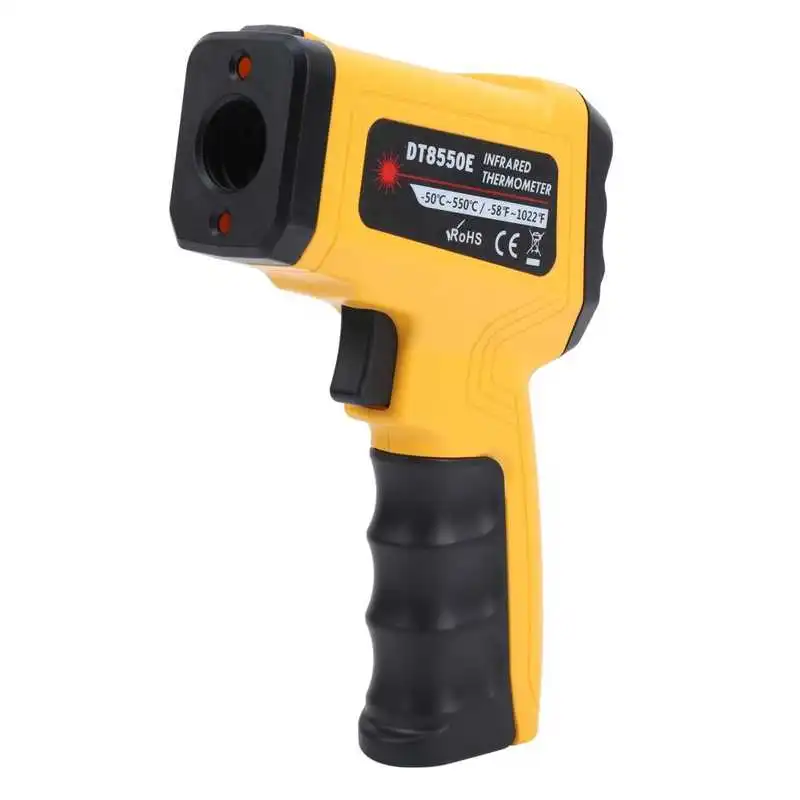 

Handheld Thermometer DT8550E Non-Contact Infrared Thermometer Temp IR Meter Digital Temperature Meter