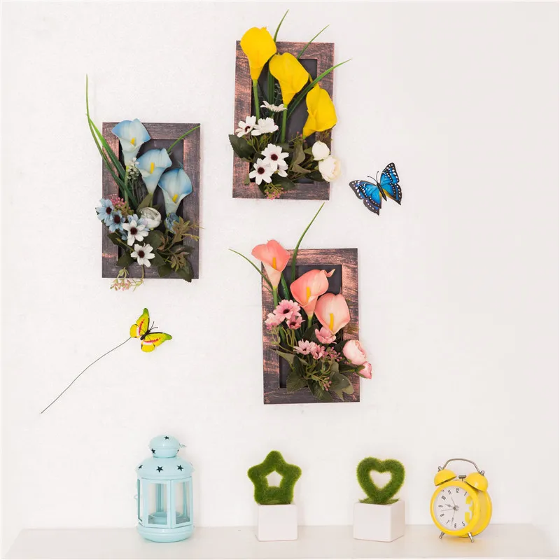 Моделирование растения стене висит творческий дом стены искусственный 3D