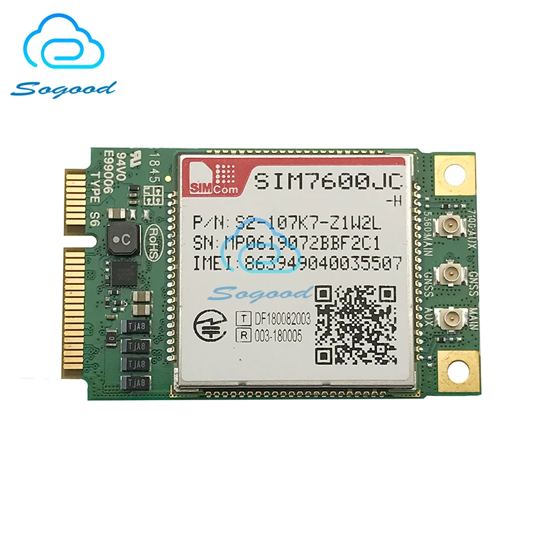 SIMCOM SIM7600JC H MINI PCIE LTE Cat4 модуль 100% новый и оригинальный без поддельных FDD для