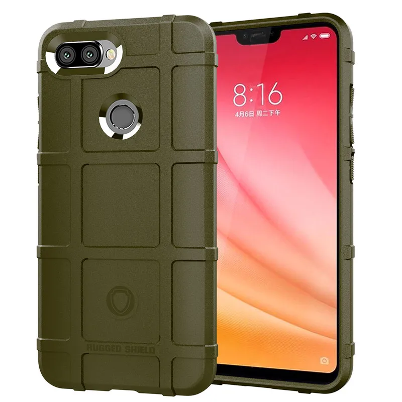 Чехол для Xiao mi Cc9 Cc9e mi A3 A2 8 Lite 9 SE 9T Pro прочная защита TPU чехол для Xiao mi 9T Pro mi 9 SE mi 8 mi A2 mi A3 Lite mi 6X - Цвет: Армейский зеленый
