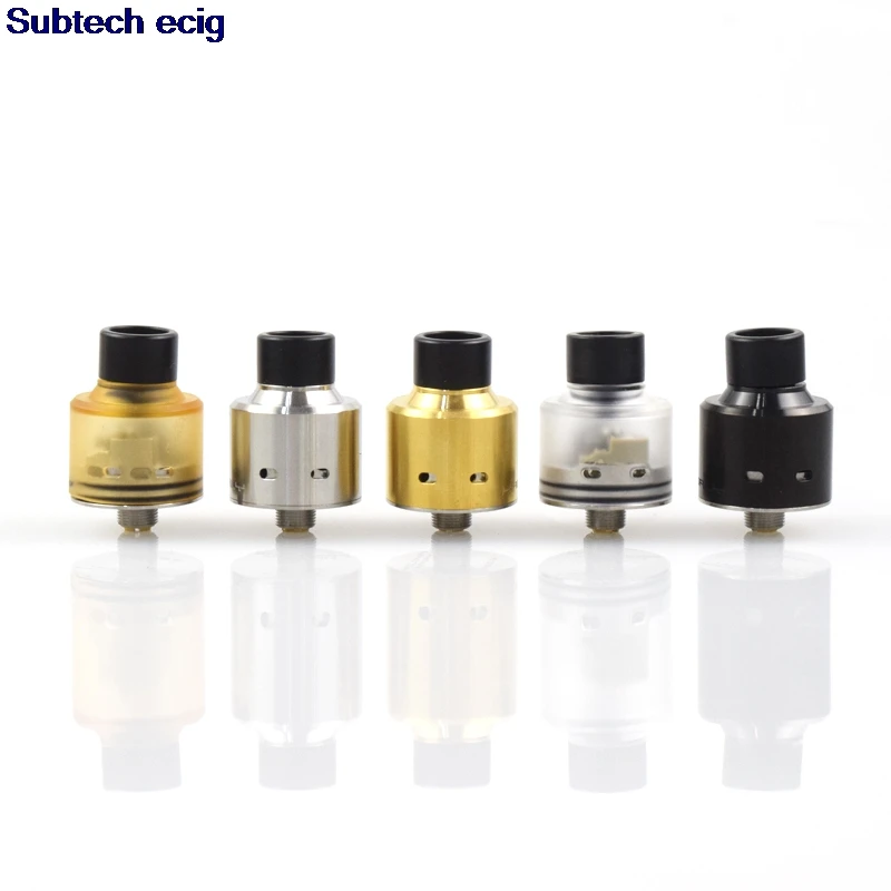 

Hadaly RDA 22mm E-Cigarettes Atomizer Best Quality Electronic Cigarette Single Coil RDA with Squonk Pin Vape Ultem Cap Atomizer