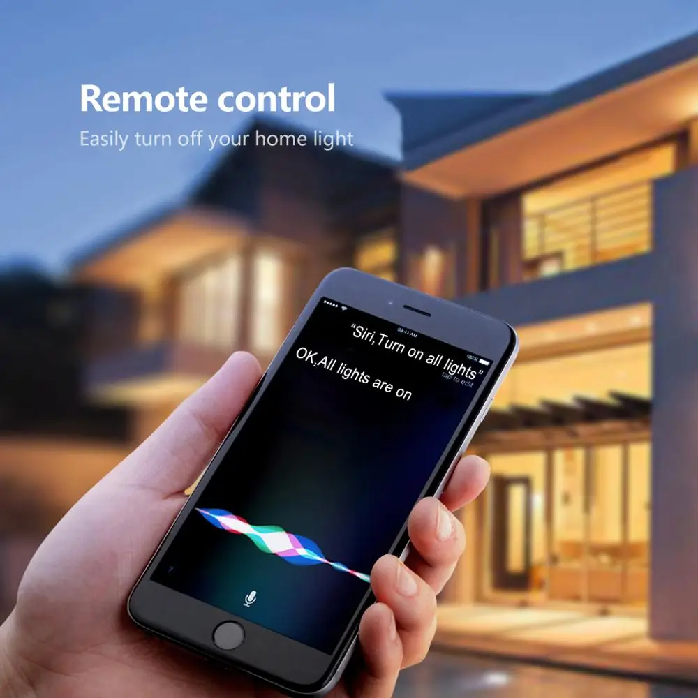 Светодиодный WIFI умный светильник лампа Apple Homekit приложение Siri голосовое