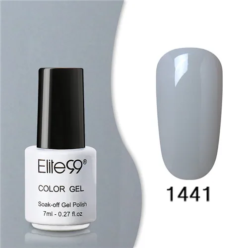 1441 Elite99 Гель-лак набор все для маникюра Полупостоянный Vernis верхнее покрытие УФ светодиодный гель лак удаляющийся замачиванием Гель-лак для ногтей - Цвет: 1441