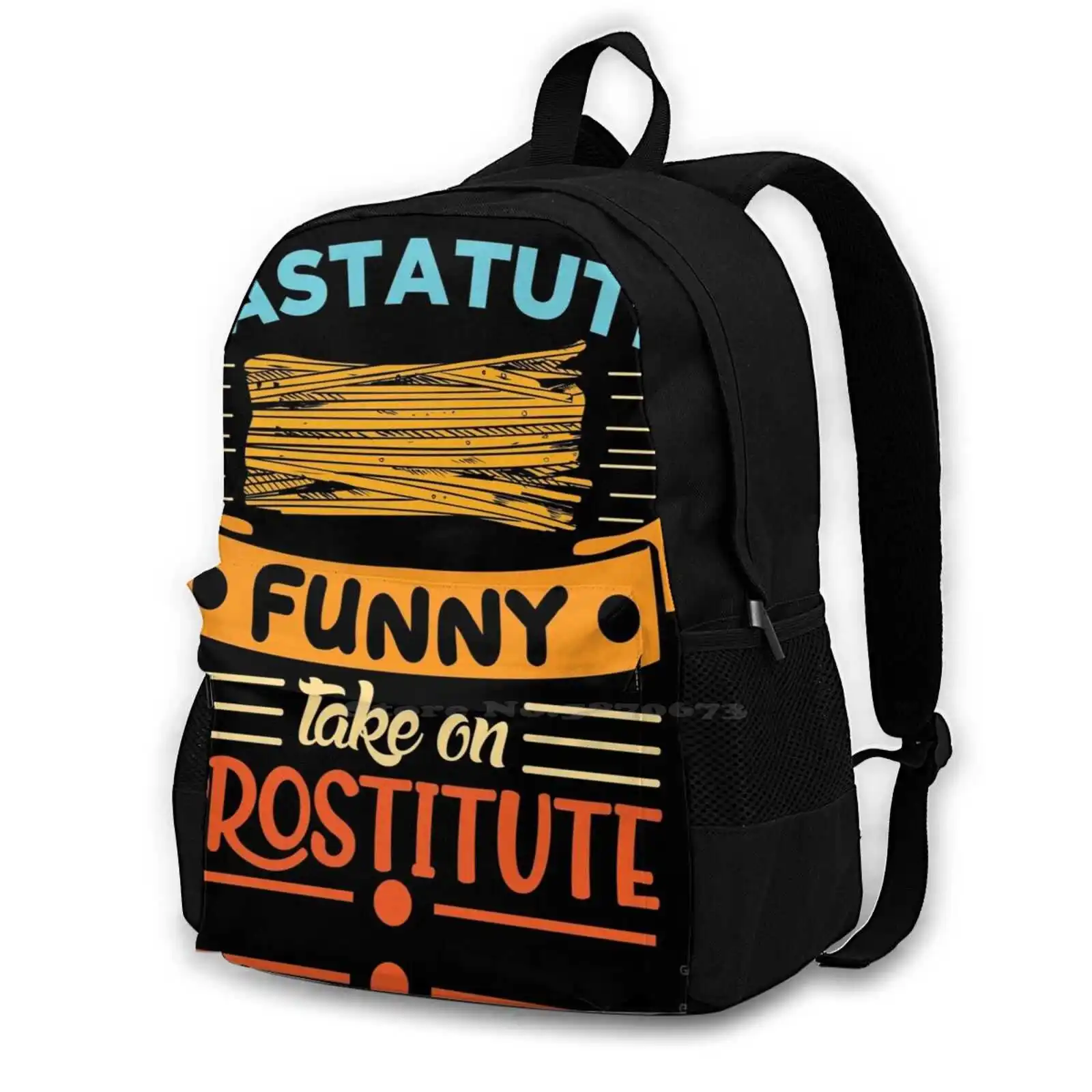 Pastatute Funny Take On Горячая Распродажа Школьный Рюкзак Модные Сумки N Сыр Лапша Тарелка