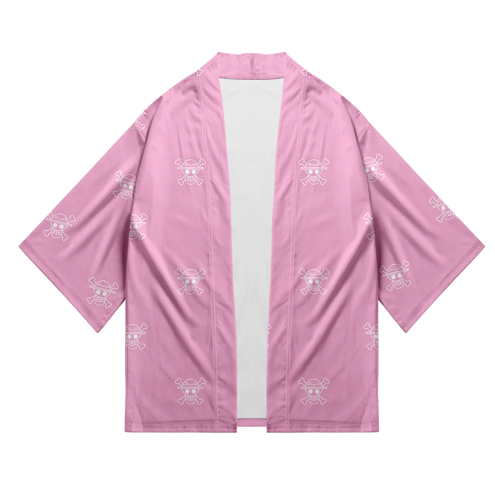 One Piece Japanese Kimono new print Luffy Cardigan Cosplay Shirt Summer Kawai One Piece Kimono cardigan samurai costume clothing