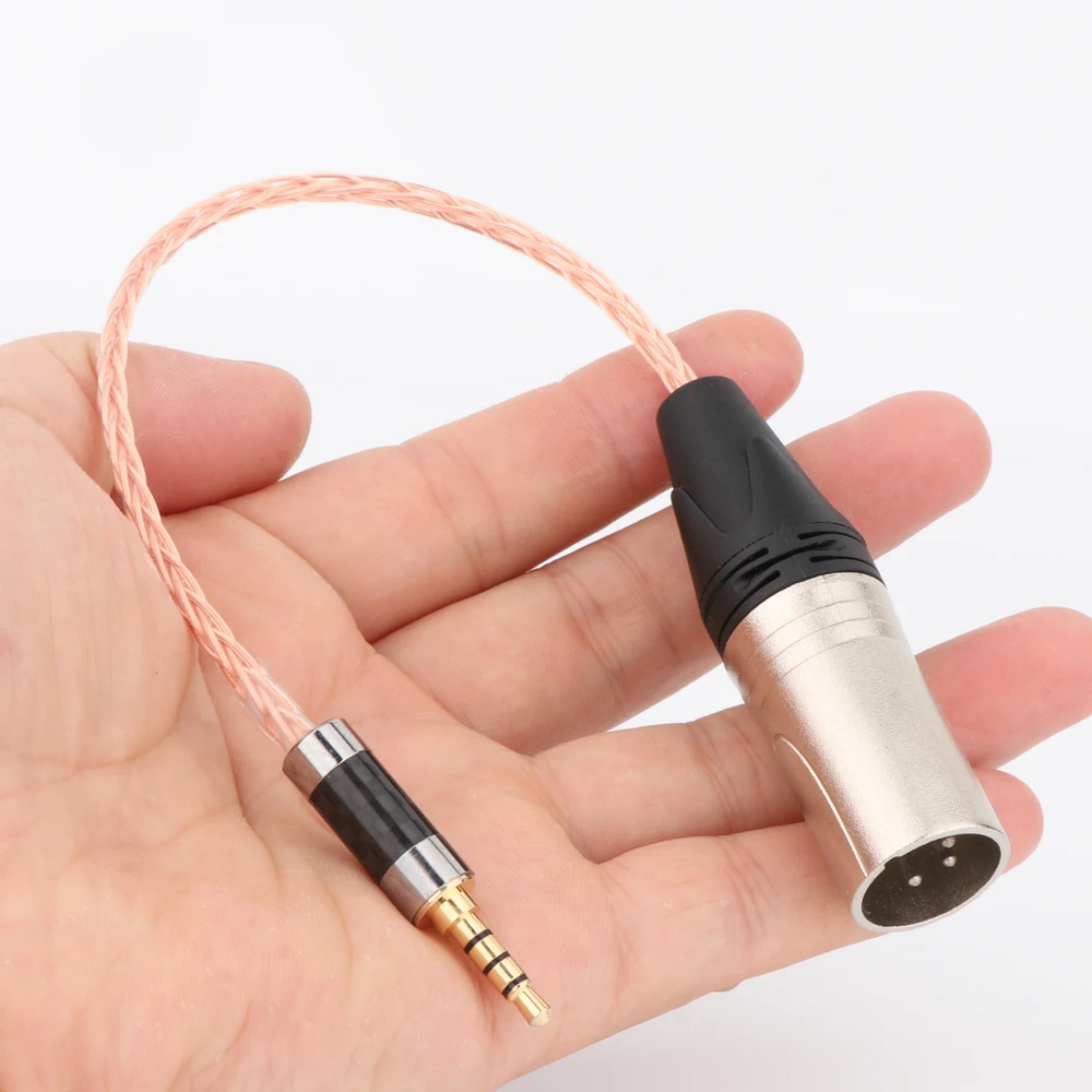 

Preffair Hi-End 7N OCC Copper Silver Plated 3.5mm TRRS Balanced Male to 4Pin XLR Balanced Female Adapter Cable earphone cable