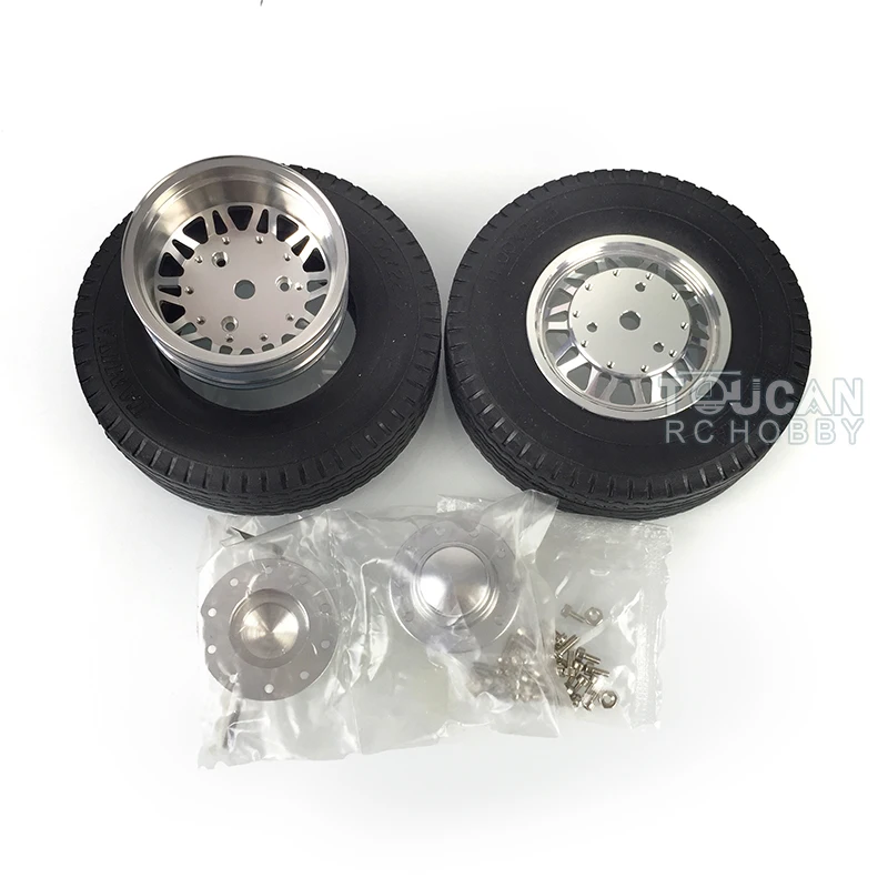 

TAMIYA 56513 Metal Twin-Spoke Outside Rear Wheels for RC Tractor Truck Cars TH18025-SMT6