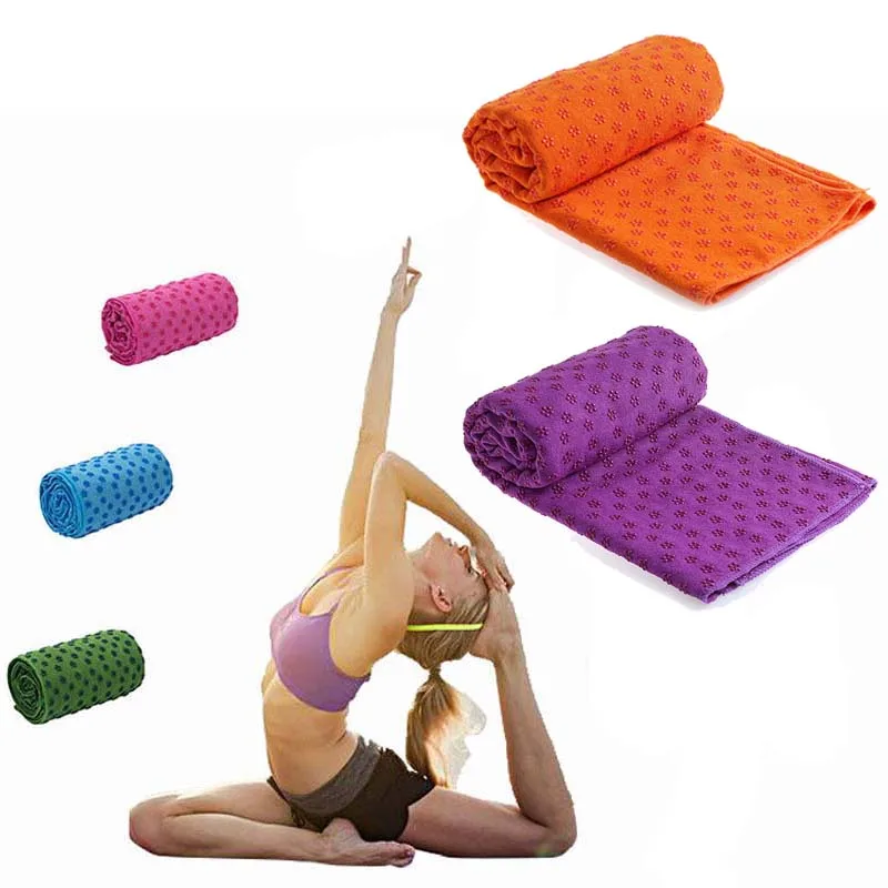 

Non Slip Yoga Blankets Quick Dry Yoga Towel Mat Sweat Absorbent Microfiber 183cm*61cm Sport Fitness Equipment Exercise Pilates