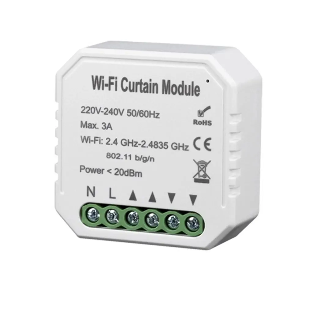 

Модуль переключателя для штор с Wi-Fi для Tuya Smart Life, для роликового затвора, для умного дома, для Google Home