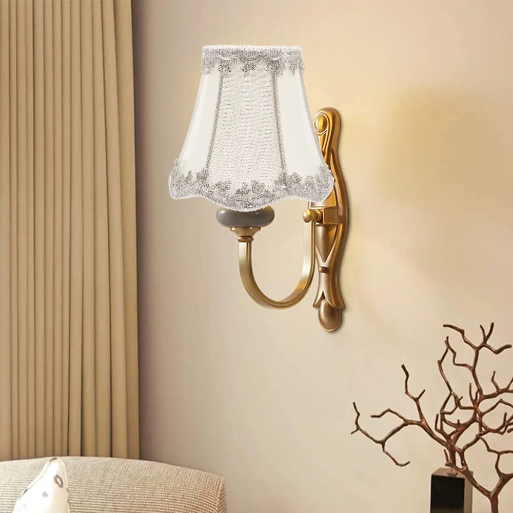 

1pc Cloth Lamp Shade Living Room Lampshade Protective Lampshade Supply