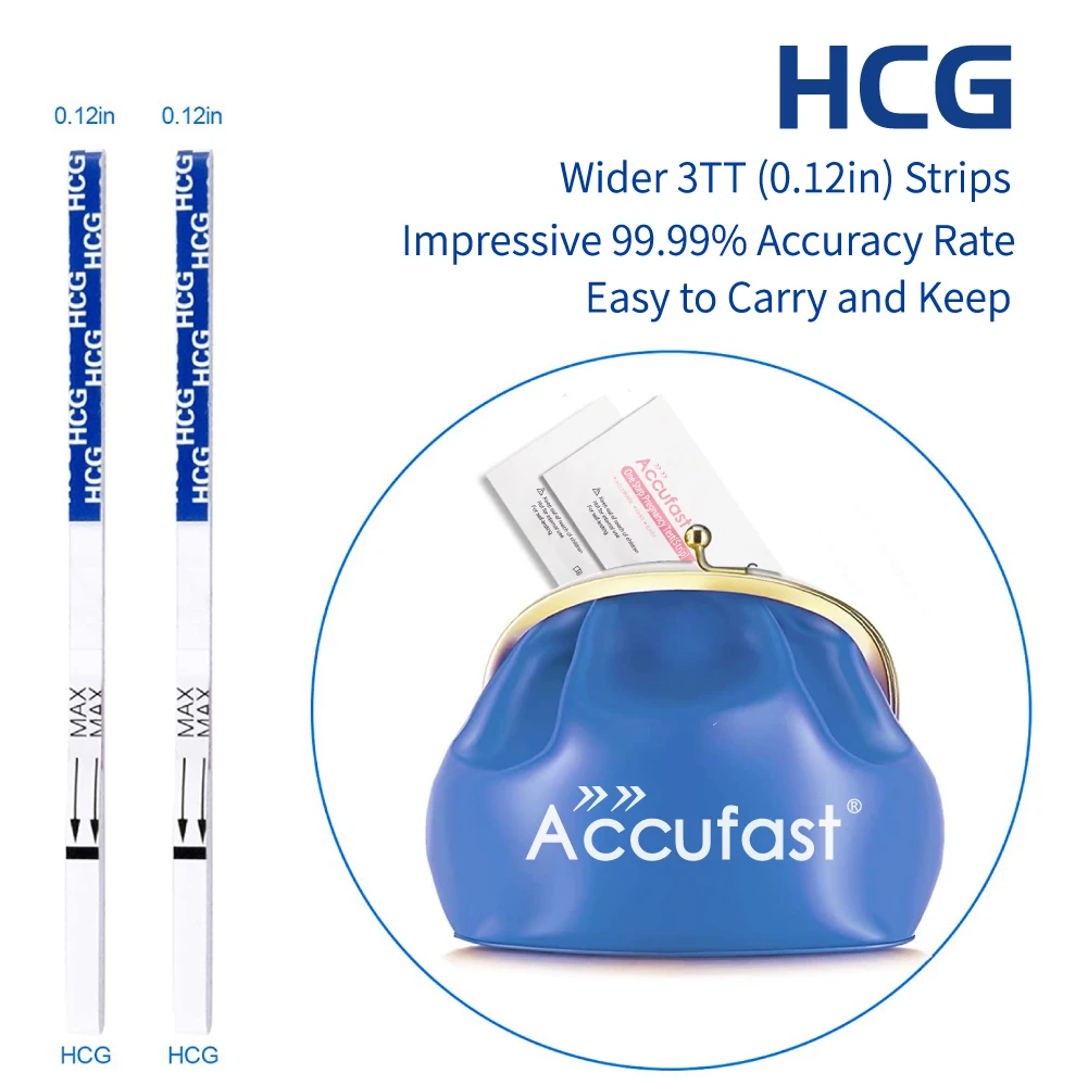 ACCUFAST 100 шт. HCG тест-полоски для беременности с мочи чашек более 100% точность тесты