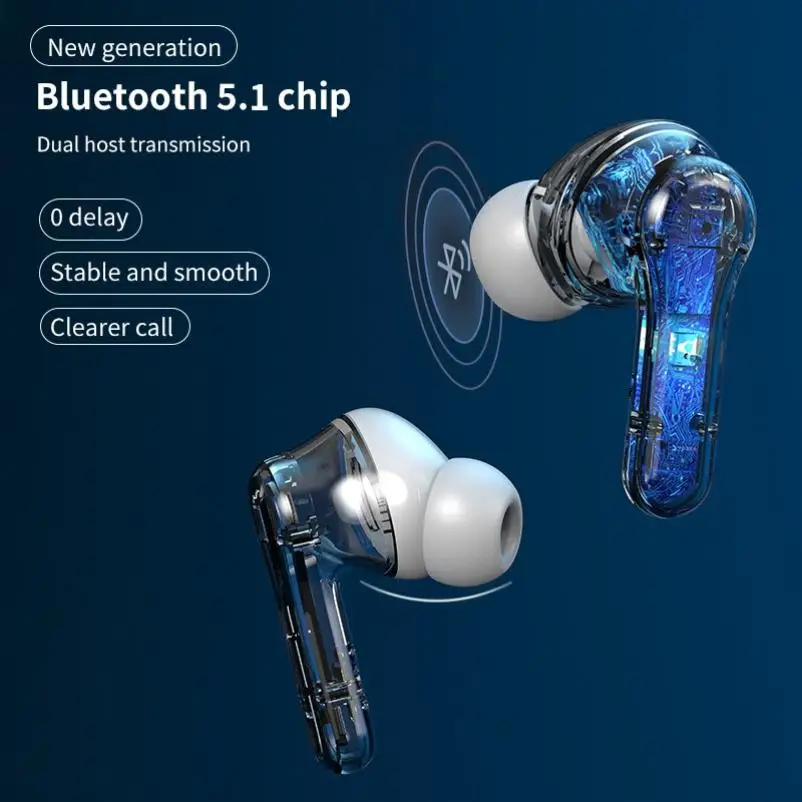 Наушники-вкладыши YYK-ANC Pro TWS 5 1 Bluetooth с цифровым дисплеем и шумоподавлением