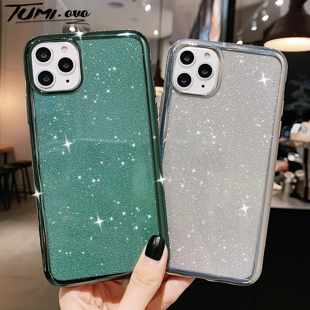 Новый чехол с бриллиантами для iPhone SE 2020 8 7 6 6S Plus X XS XR кристаллами блестками