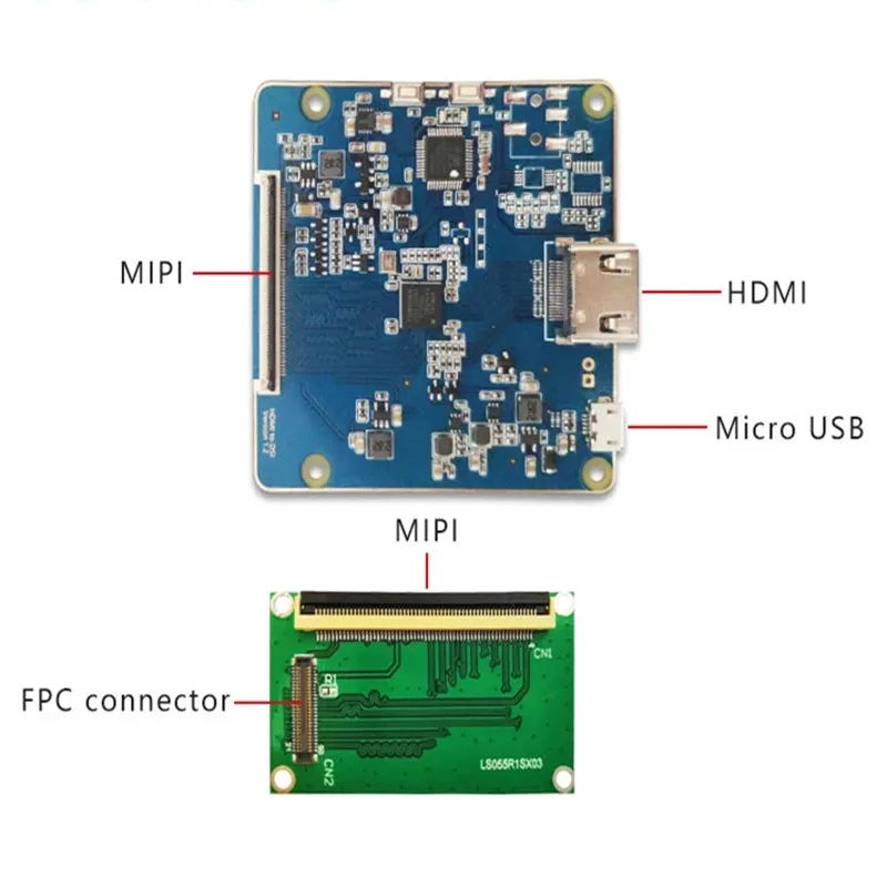 Дисплей MIPI 5 дюйма 2K ЖК-модуль 2560x1440 LS055R1SX03 светоотверждающий дисплей фотонный