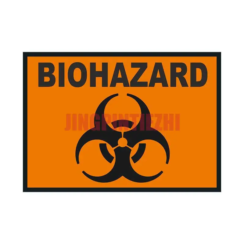 

Car Stickers Vinyl Motorcycle Decal Car Window Body Decorative BioHazard Bio-Hazard Danger Warning Symbol