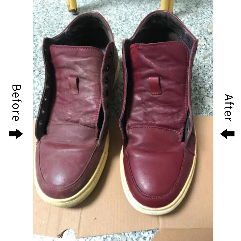 Черные кожаные Краски винил отверстий царапинам трещин и разрывами кожаный край