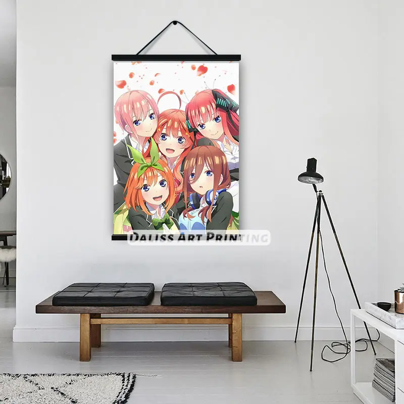 

Canvas Anime Quintessential Quintuplets Pictures Home Decoration Paintings Poster HD Prints Wall Art Modular Living Room Framed