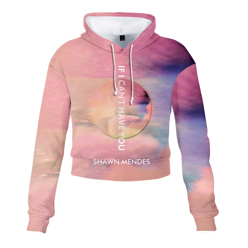 

Shawn Mendes 3D Navel Hoody Women 2021 Hot sale Classic Print cool Hip Hop Shawn Mendes 3D Navel sweatshirts casual tops
