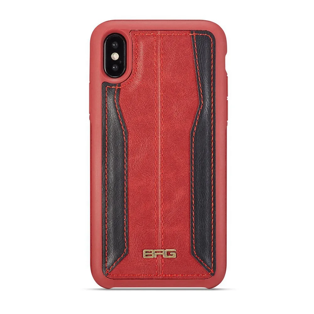 KISSCASE чехол из натуральной кожи и ТПУ для iPhone 7 8 XS Max Роскошный 6 S Plus X XR |