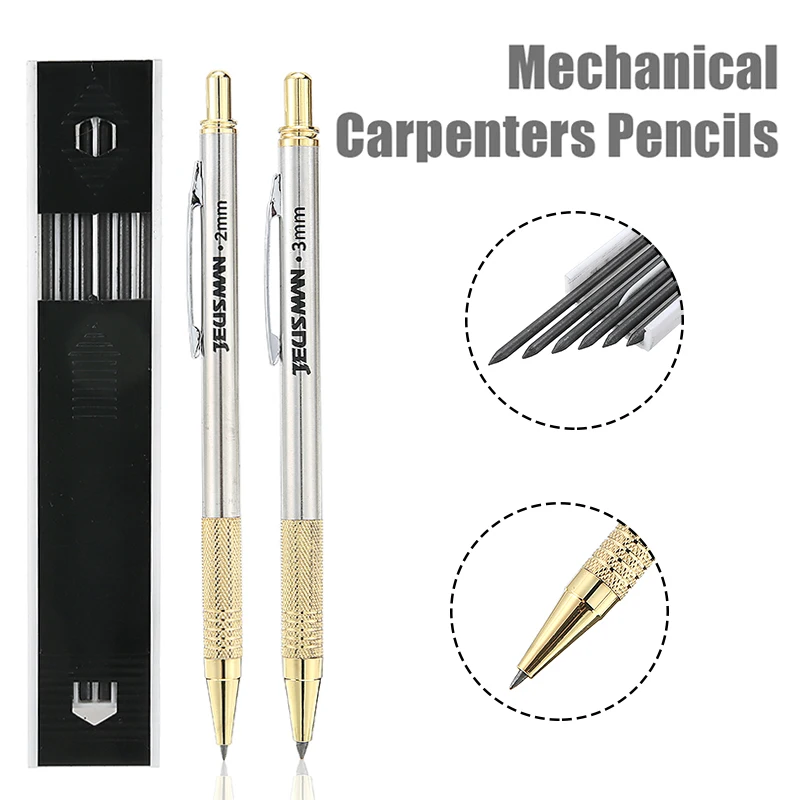 Набор карандашей 2 мм/3 мм 2B столярные строители механический карандаш со