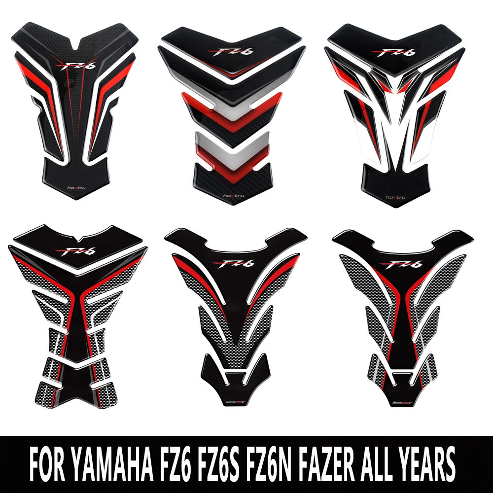 

Motorcycle Stickers for Yamaha FZ6 3FZ6S FZ6N FAZER 3D Motorcycle Carbon Fiber Fuel Tank Pad Protection Sticker Fuel Tank Decal
