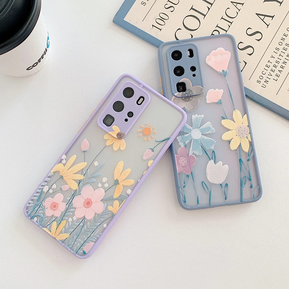 Винтажный защитный чехол для телефона Huawei P40 Pro P30 Mate 30 NOVA 7 мягкий ТПУ Жесткий из
