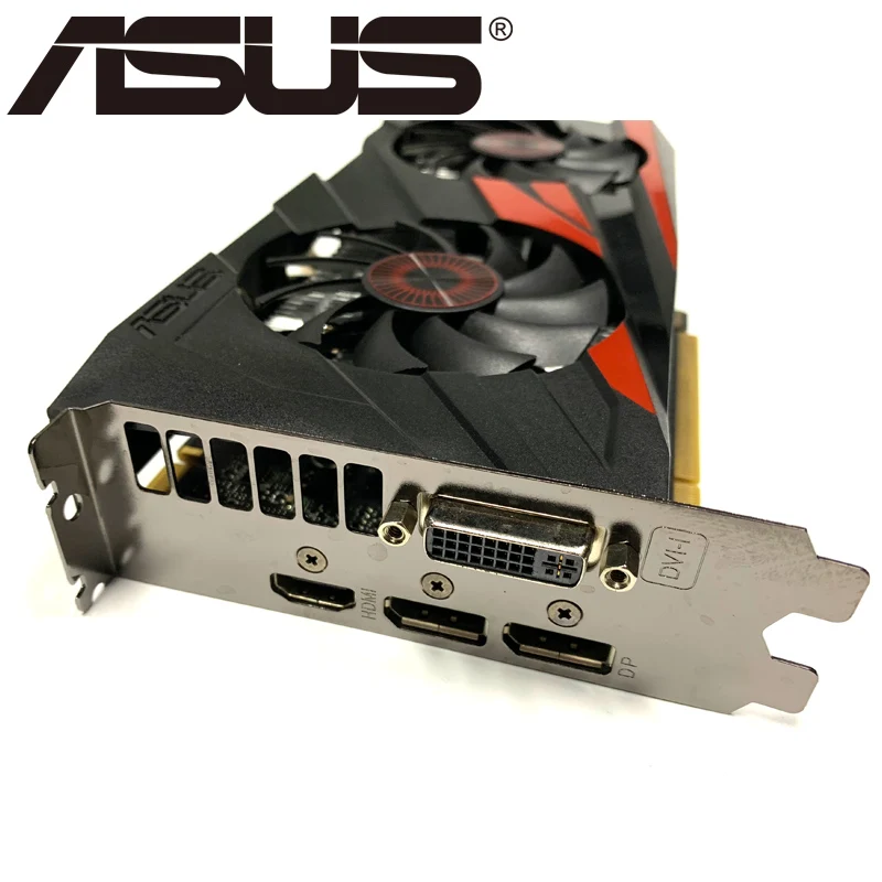 Видеокарта ASUS оригинал GTX950 2 ГБ 128 бит GDDR5 графические платы для nVIDIA видеоадаптеры