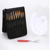 12 multifunctional combination brush sets nylon hairy oil painting watercolor gouache brushes 2020 new convenient art supplies