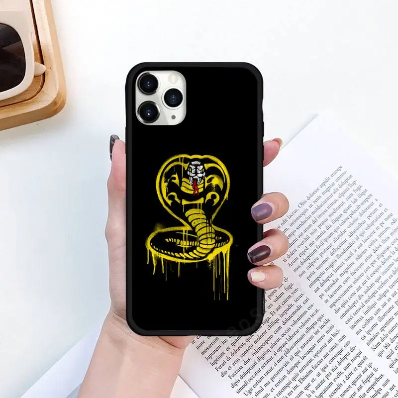 

cobra kai snake comedy movie Phone Case for iPhone 11 12 mini pro XS MAX 8 7 6 6S Plus X 5S SE 2020 XR Luxury brand shell funda