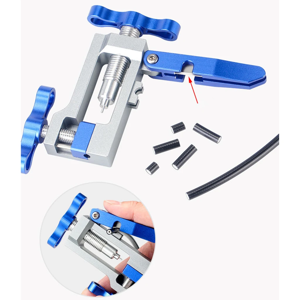 

Premium Bike Hydraulic Needle Driver Insertion Tool Aluminum Alloy Bicycle Hydraulic Hose Cutter Maintain Repair Tools