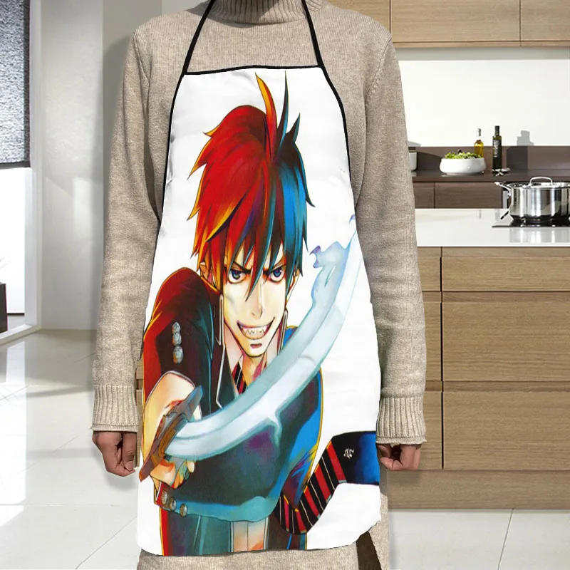 Новый Синий негорючий фартук гриль кухонный шеф повара профессиональный для