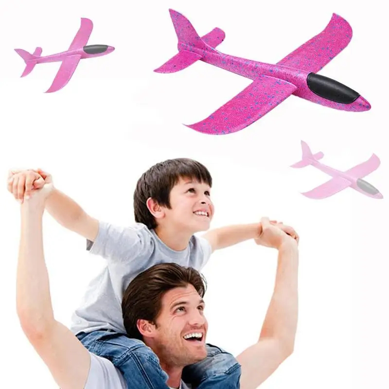Hot Epp Foam Hand Throwing Plane 48cm Children Aircraft Toys Soaring Circling Model For Outdoor Toy | Игрушки и хобби