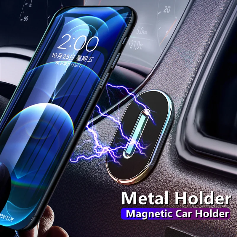 

Magnetic Car Phone Holder Stand in Car Strong Magnet Mobile Phone Holders Suit to All Model Smartphone Car Bracket Clip Mount