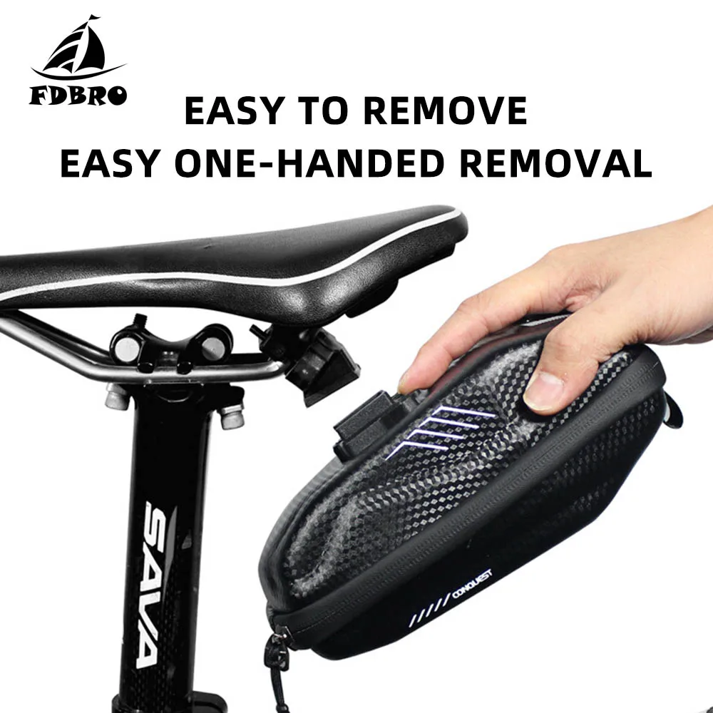 FDBRO велосипедная сумка дорожная задняя Водонепроницаемая корзина под седло на