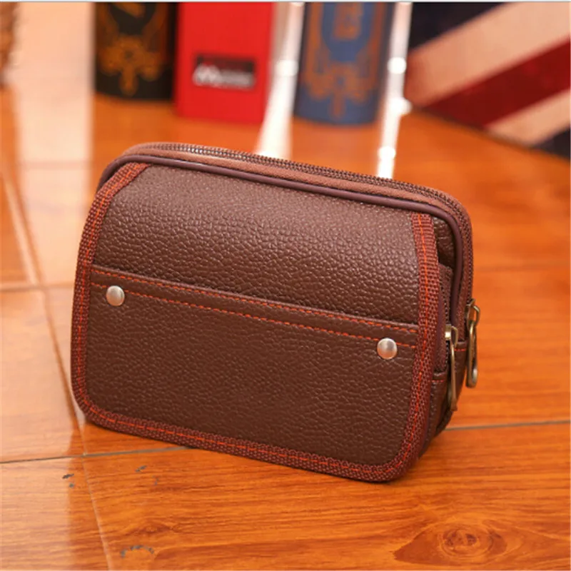 

Hot Sale Mobile Phone Waist Pack Bag Coin Purse Strap Casual Bag Waist Bag Belt Waist Pouch Fashion Solid Simple Bolsa De Cinto