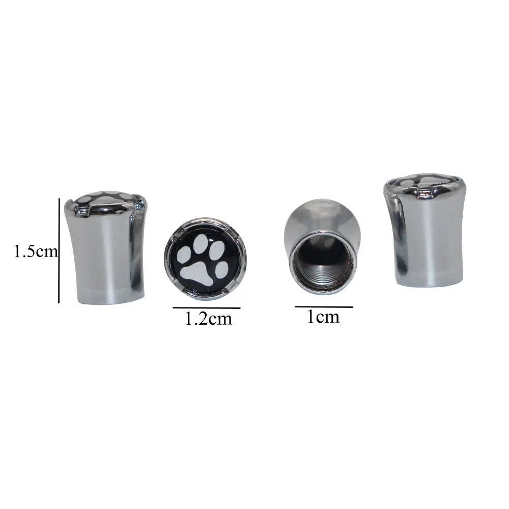 

4 Pcs/Set Car Styling Zinc Alloy Step Style Car Tire Valve Caps Wheel Tires Tire Stem Air Cap Airtight Covers