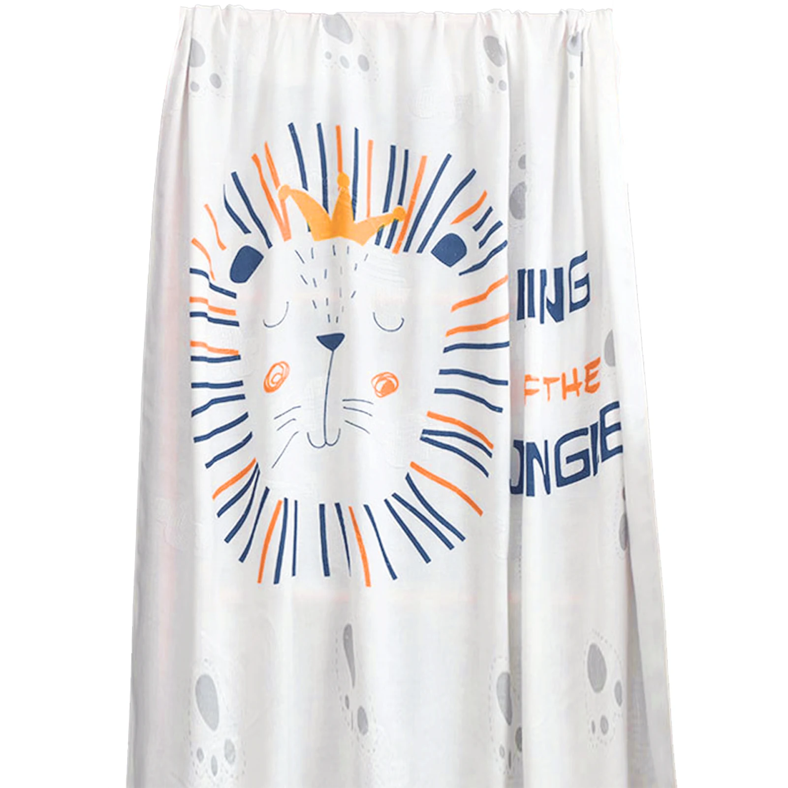 

Boys Girls Sleeping Double Layer Gift Bamboo Fiber Baby Swaddle Blanket Bedroom Breathable Summer Home Animal Pattern Soft Daily