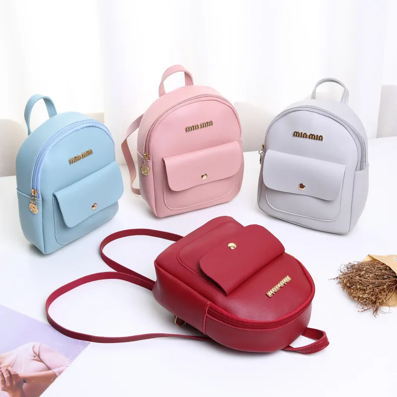 

Women's backpack kawaii Small Backpack Letter Purse Mobile Phone Simple Ladies Travel Bag Student School Backpacks Girl