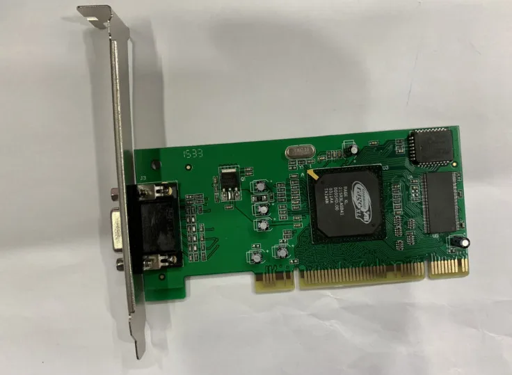 Видеокарта "E ZHOU" EZRCPCI-V01 PCI, карта трейлера ATI Rage XL 8 MB, карта VGA