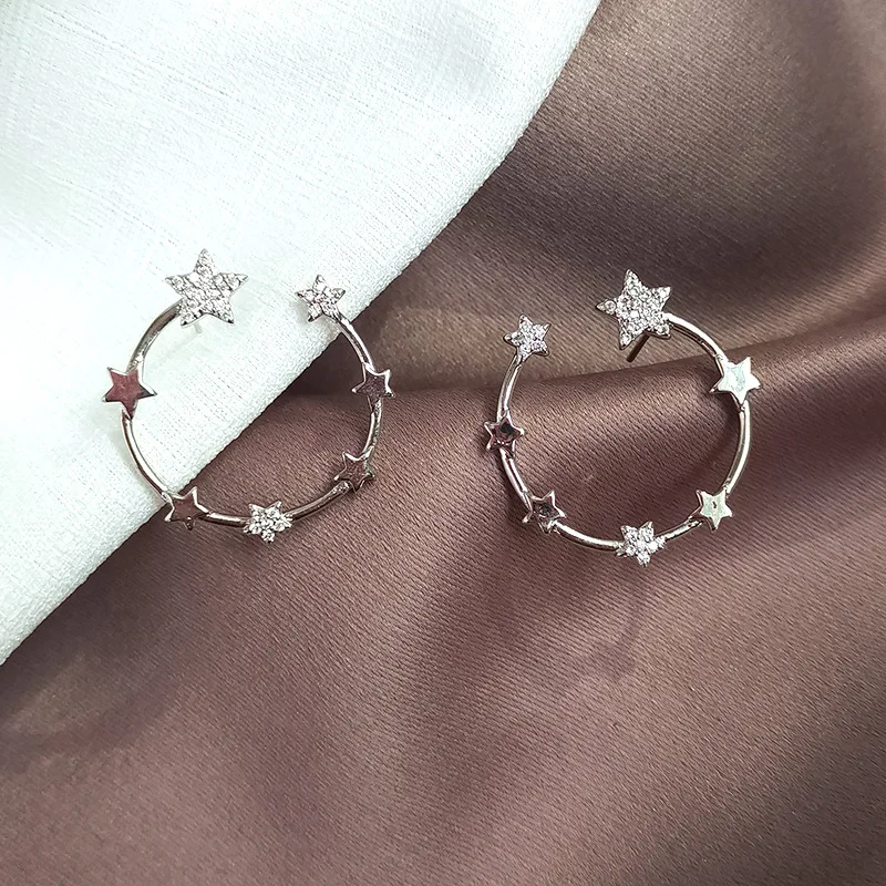 Серьги-гвоздики женские из серебра 925 пробы | Украшения и аксессуары