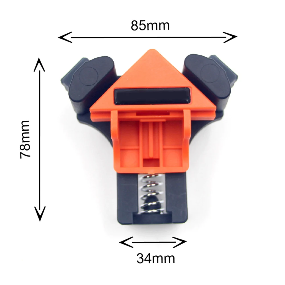 1/4PCS 90 Degree Right Angle Clamp Fixing Clips Picture Frame Corner Woodworking Hand Tool Clamps Pipe | Обустройство дома