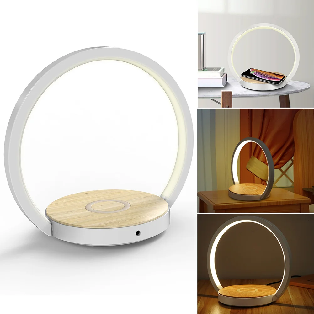 Folding Bedside LED Night Light with 10W Wireless Charger Fast Charging Bed LE66 | Лампы и освещение