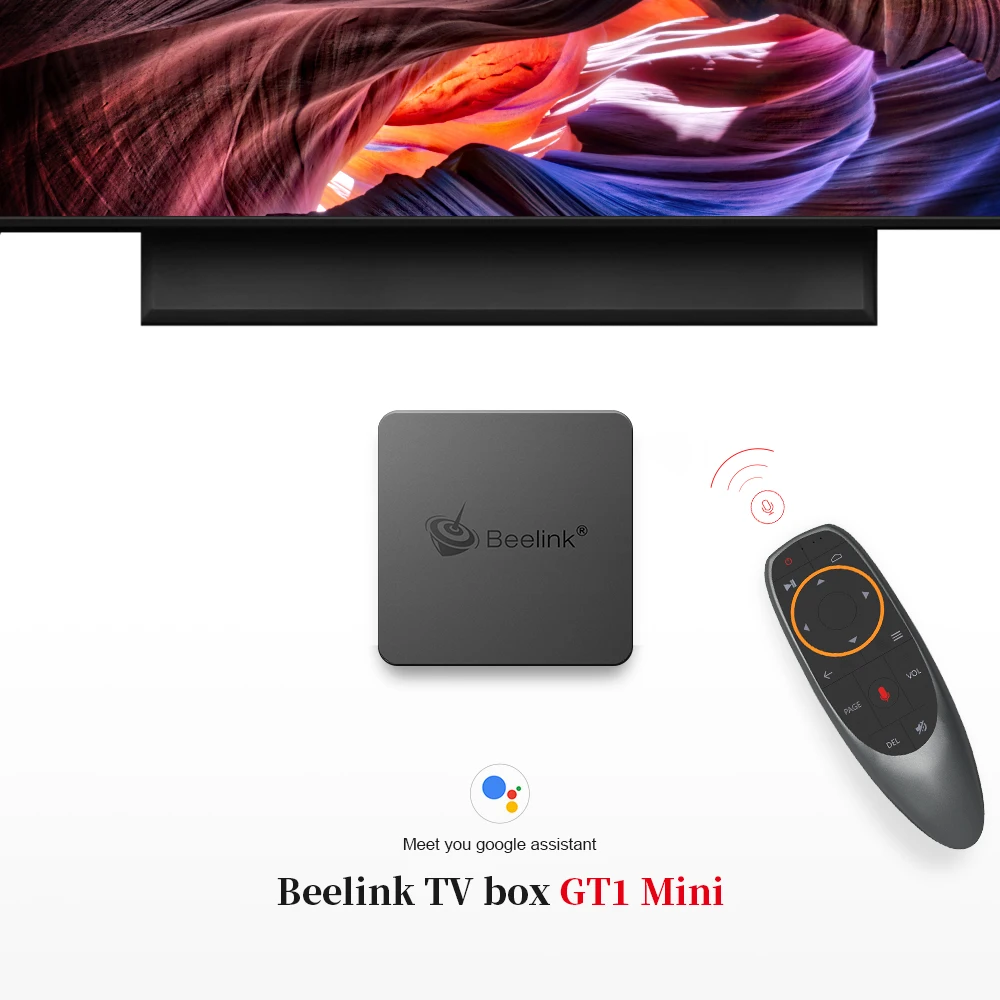 Оригинальный Beelink GT1 Мини Смарт ТВ Box Android 8 1 Amlogic S905X2 голосовой пульт