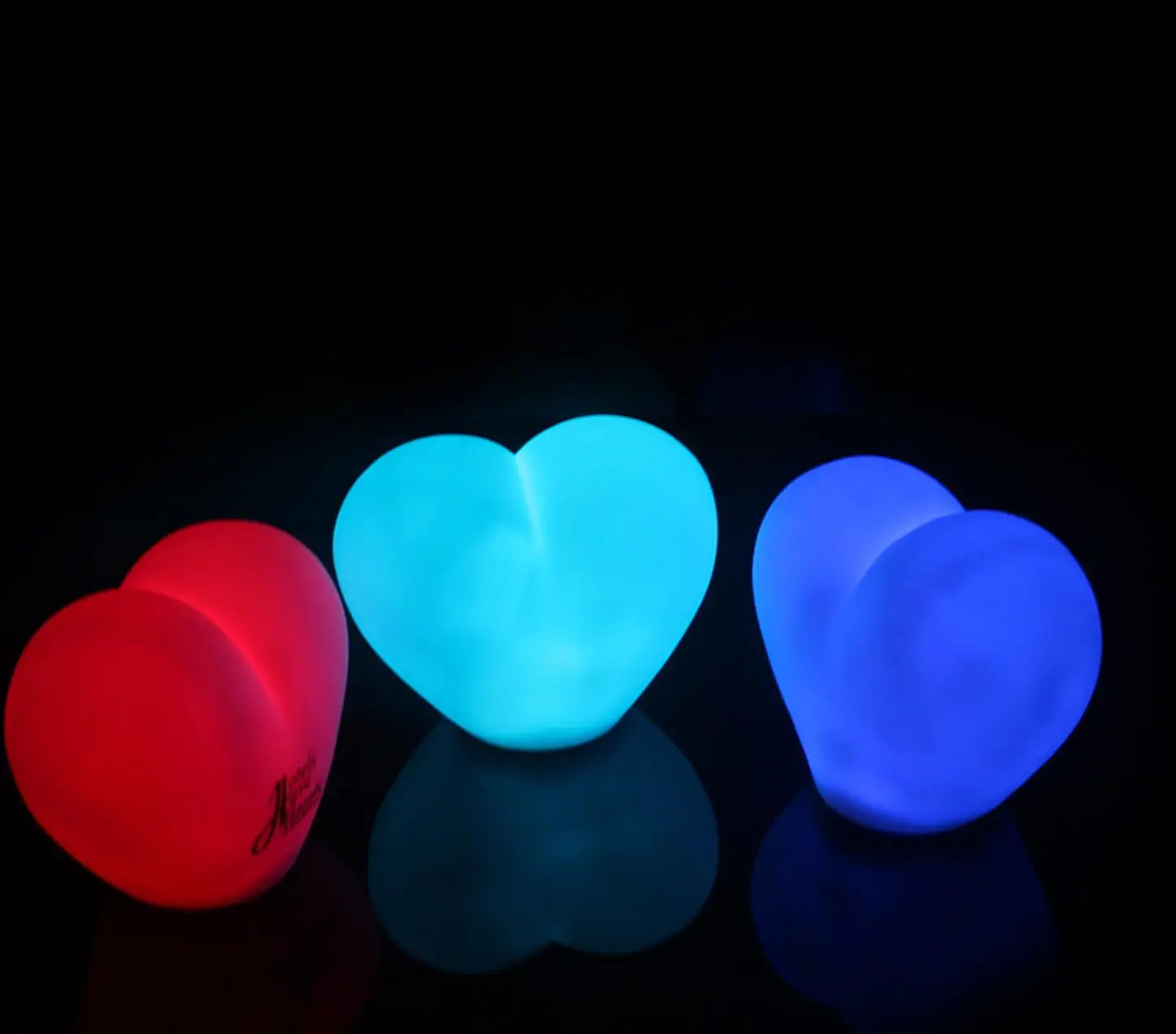 

Red heart shape heart bedroom girl led night light cute decoration new creative light