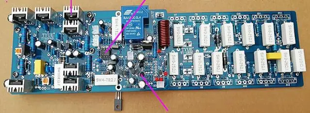 Lusya 24 шт. C5200 A1943 силовая трубка JRC5532D Op amp 1300 Вт моно мощный усилитель доска сценический Собранный усилитель T0866