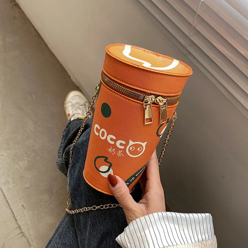 Кожаная сумка с индивидуальным дизайном Маленькая кожаная через плечо цепочкой