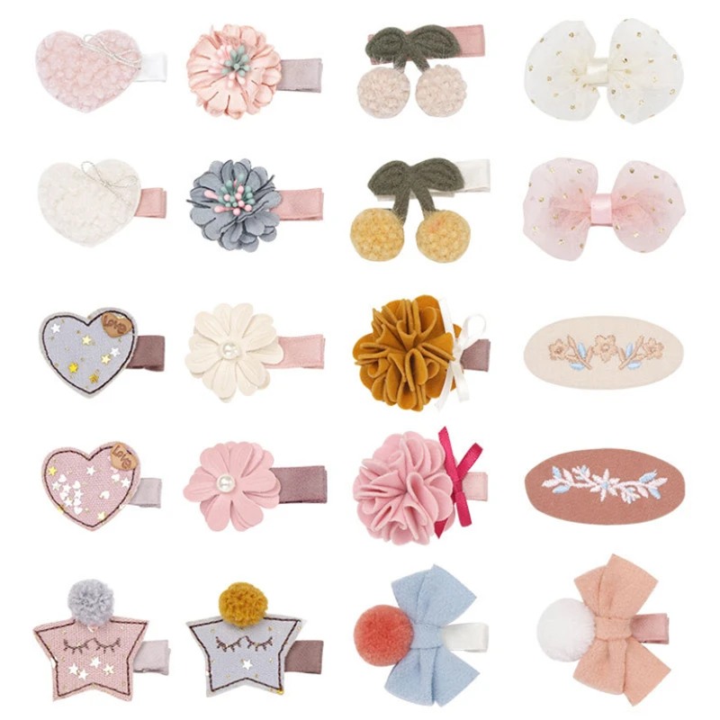 

New Cute Flower Princess Hairpin Kids Girls Hair Clips Bows Barrette Accessories for Children Hairclip Headdress Hairgrips