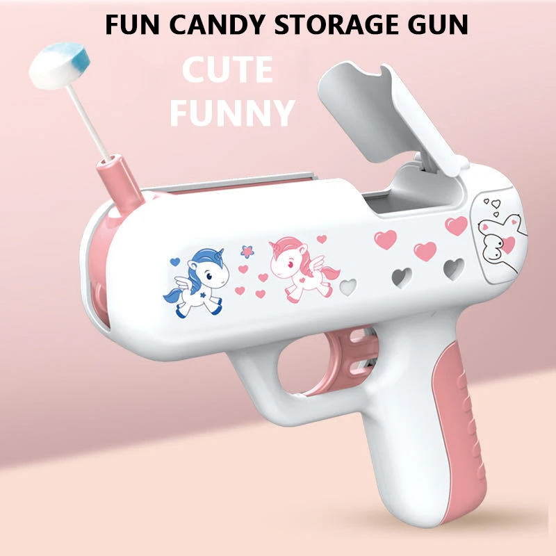 

Candy Gun Satxtrem Cute Animal Love Surprise Lollipop for Boyfriend Creative Kids Baby Children Toy Girlfriend Gift